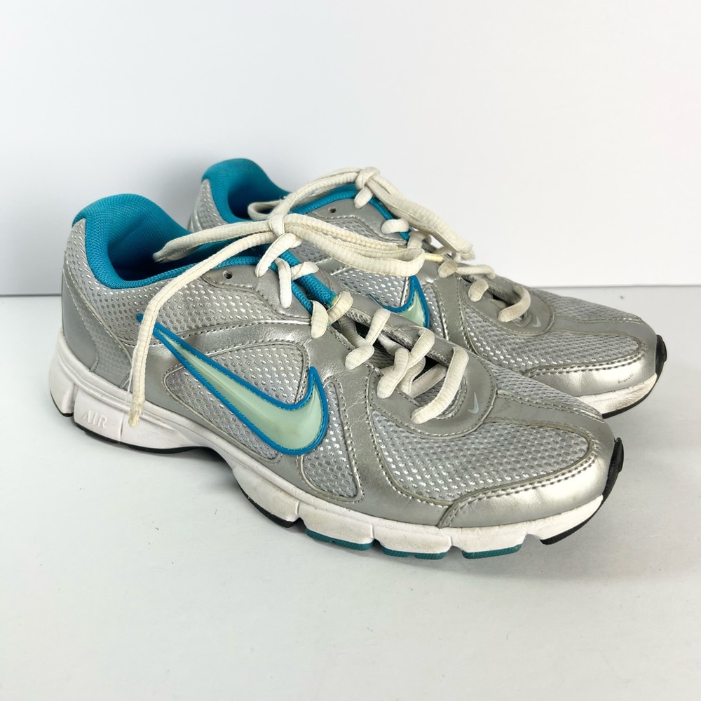 Nike Air Track Star 3 running shoes Womens‎ 7.5 silver blue